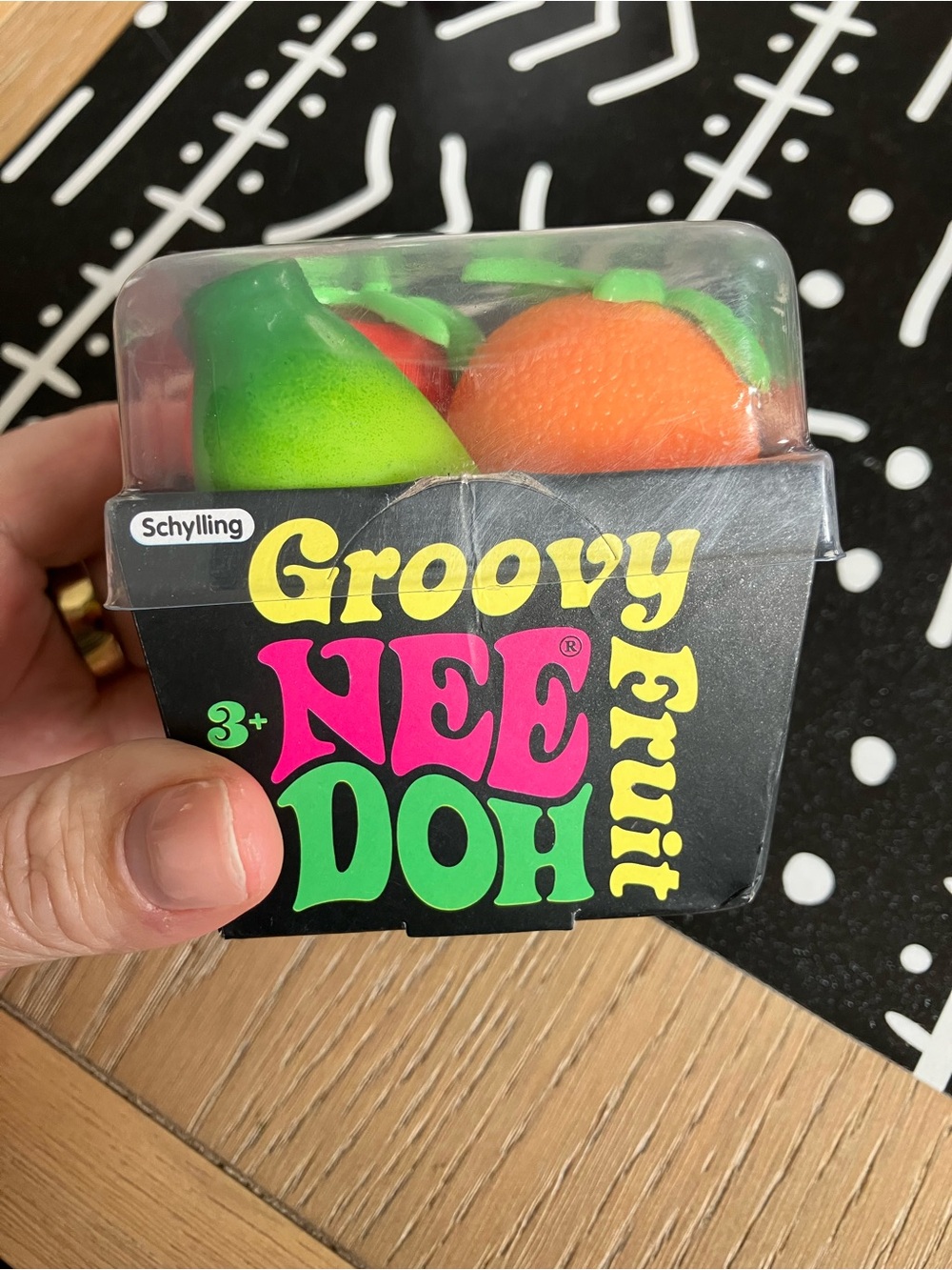 Groovy Squishy Fruit Squishy Toy Set - Orange & Green